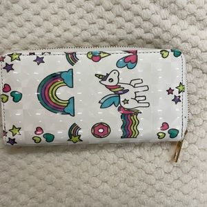 Unicorn and rainbows wallet